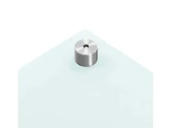 vidaXL Küchenrückwand Weiß 90x40 cm Hartglas 249457