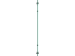 vidaXL Küchenrückwand Weiß 80x50 cm Hartglas 249455