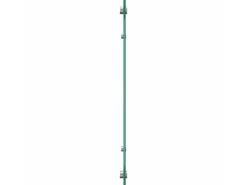 vidaXL Küchenrückwand Weiß 90x50 cm Hartglas 249458
