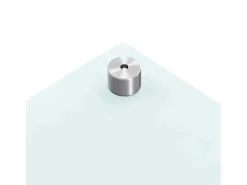 vidaXL Küchenrückwand Weiß 70x60 cm Hartglas 249453