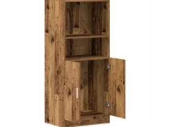 vidaXL Küchenschrank Altholz-Optik 57x41,5x131,5 cm Holzwerkstoff 860128