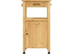 vidaXL Küchenwagen MONZA 48x40x90 cm Massivholz Kiefer Modell 9