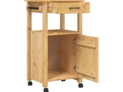 vidaXL Küchenwagen MONZA 48x40x90 cm Massivholz Kiefer Modell 9