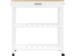 vidaXL Küchenwagen MONZA 84x40x90 cm Massivholz Kiefer Modell 16