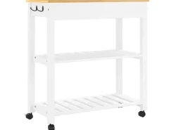 vidaXL Küchenwagen MONZA 84x40x90 cm Massivholz Kiefer Modell 16