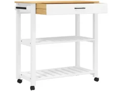 vidaXL Küchenwagen MONZA 84x40x90 cm Massivholz Kiefer Modell 16