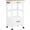 vidaXL Küchenwagen MONZA 48x40x90 cm Massivholz Kiefer Modell 11
