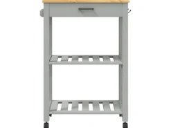 vidaXL Küchenwagen MONZA 60x40x90 cm Massivholz Kiefer Modell 2