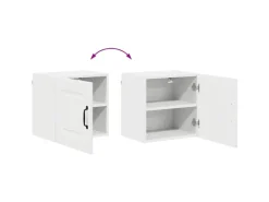 vidaXL Küchenwandschrank mit Regal Weiß 40 x 31 x 40 cm Holzwerkstoff 884514
