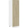 vidaXL Kühlumbauschrank Sonoma-Eiche 60x57x207 cm Holzwerkstoff Modell 1