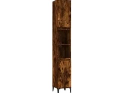 vidaXL 3-tlg. Badmöbel-Set Räuchereiche Holzwerkstoff Modell 9