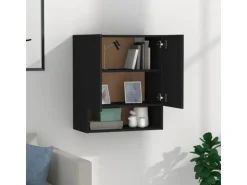vidaXL Wandschrank Schwarz 60x31x70 cm Holzwerkstoff Modell 2