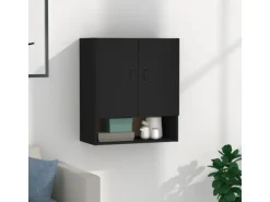 vidaXL Wandschrank Schwarz 60x31x70 cm Holzwerkstoff Modell 2