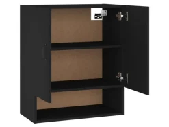 vidaXL Wandschrank Schwarz 60x31x70 cm Holzwerkstoff Modell 2