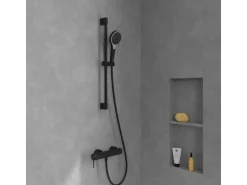 Villeroy & Boch Einhebel-Duscharmatur Loop & Friends in Matt Black