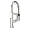 Villeroy & Boch Küchenarmatur Steel Expert Compact Hochdruck Armatur Umschaltfunktion Wassersparend Edelstahl Massiv