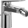 Villeroy & Boch Oasis Bidetarmatur Einhebelmischer mit Zugstange Keramikkartusche Wassersparend Auslaufhöhe 73mm Chrom