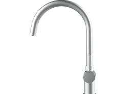 VIZIO NIEDERDRUCK 3 Wege Wasserhahn Küchenarmatur Edelstahl Massiv 360° Schwenkbarem U Auslauf Gebürstet