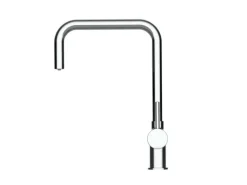 VIZIO NIEDERDRUCK 3 Wege Wasserhahn Küchenarmatur Edelstahl Massiv 360° Schwenkbarem N Auslauf Hochglanz Poliert