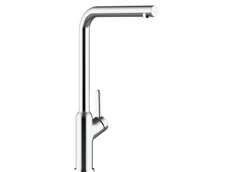 VIZIO Wasserhahn Küchenarmatur BOD mit 360° Schwenkbarem L Auslauf Verchromt