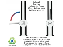 VIZIO Wasserhahn Vorfenster Küchenarmatur Umklappbar 6 CM mit 360° Schwenkbarem Auslauf Abnehmbare 2 Strahl Handbrause Verchromt   Schwarz