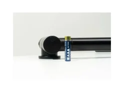 VIZIO Wasserhahn Vorfenster Küchenarmatur Umklappbar 45 CM mit 360° Schwenkbarem Auslauf Abnehmbare 2 Strahl Handbrause Schwarz Matt Türkis