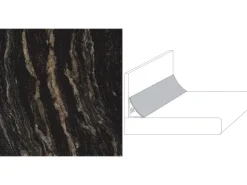 Wandabschlussleiste System Plus 300 cm x 3 cm Marmor St. Laurent (C172 SI)