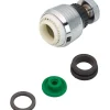 Wassersparer mit Kugelgelenk M22 x M24 Verchromt