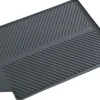 Wenko Abtropfmatte Linea 40 cm x 3 cm x 30 cm Grau