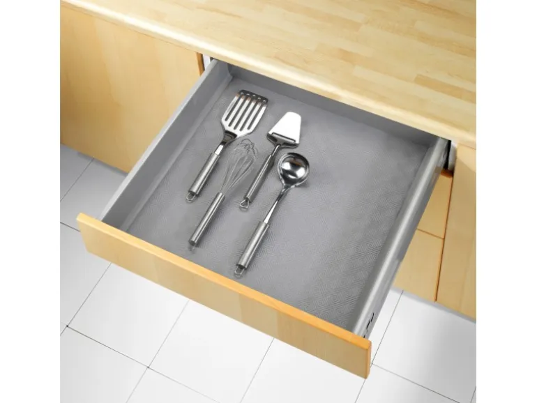 Wenko Anti-Rutsch-Matte Design Zuschneidbar 150 cm x 50 cm Grau