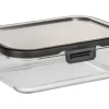 Wenko Glas Frischhaltedose Steel Black Outdoor Kitchen 1 l