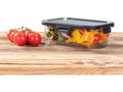 Wenko Glas Frischhaltedose Steel Black Outdoor Kitchen 1 l