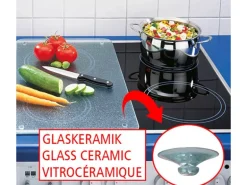 Wenko Herdabdeckplatten Universal Hot Peperoni 2er-Set Mehrfarbig