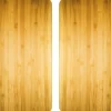 Wenko Herdabdeckplatten Universal Holz-Optik 2er Set Braun