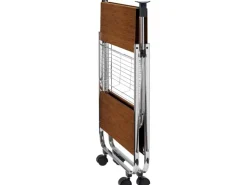 Wenko Servierwagen Dinett Deluxe Nussbaum-Nachbildung