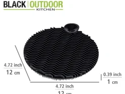 Wenko Silikon Spülschwamm  Soft  2 Stück Black Outdoor Kitchen Schwarz