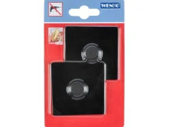Wenko Turbo-Loc Eckig 2 cm x 6 cm x 6 cm Schwarz