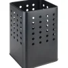 Wenko Utensilienhalter Silio 11,5 cm x 16,5 cm x 11,5 cm Schwarz Matt