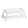 Zeller Betttablett MDF 27 cm x 35,5 cm x 56,5 cm Weiß
