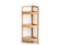 Zeller Eckregal Bambus 85 cm x 29 cm x 29 cm
