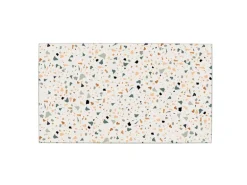 Zeller Herdabdeck-/Schneideplatten-Set Terrazzo 2-teilig Bunt