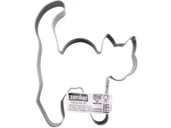 Zenker Ausstecher Katze 9,5 cm x 7,9 cm x 2,6 cm Silber