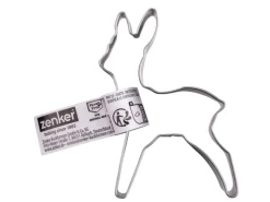 Zenker Ausstecher Rehkitz 6,9 cm x 4,6 cm x 2,6 cm Silber