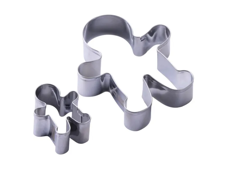 Zenker Ausstecher-Set Lebkuchenmann Silber 2-teilig