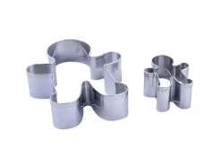 Zenker Ausstecher-Set Lebkuchenmann Silber 2-teilig