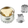 Zenker Ausstechförmchen Linzer Inox Creme 4-tlg.
