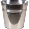 Zink-Übertopf Ø 14 cm x 12 cm Silber