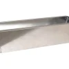 Zink-Blumenkasten für Palettenbau 38 cm x 13 cm x 9,5 cm Silber